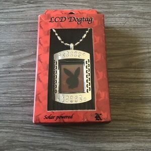 PLAYBOY LCD DOG TAG BUNNY Icon PENDANT